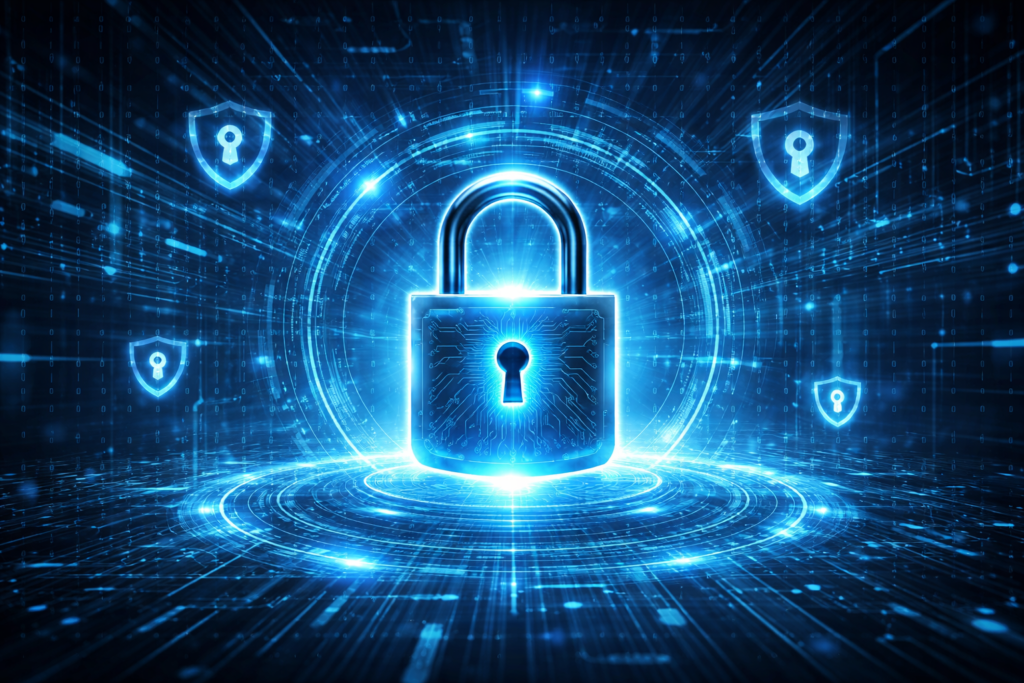 Cyber Lock Central logo representing digital security